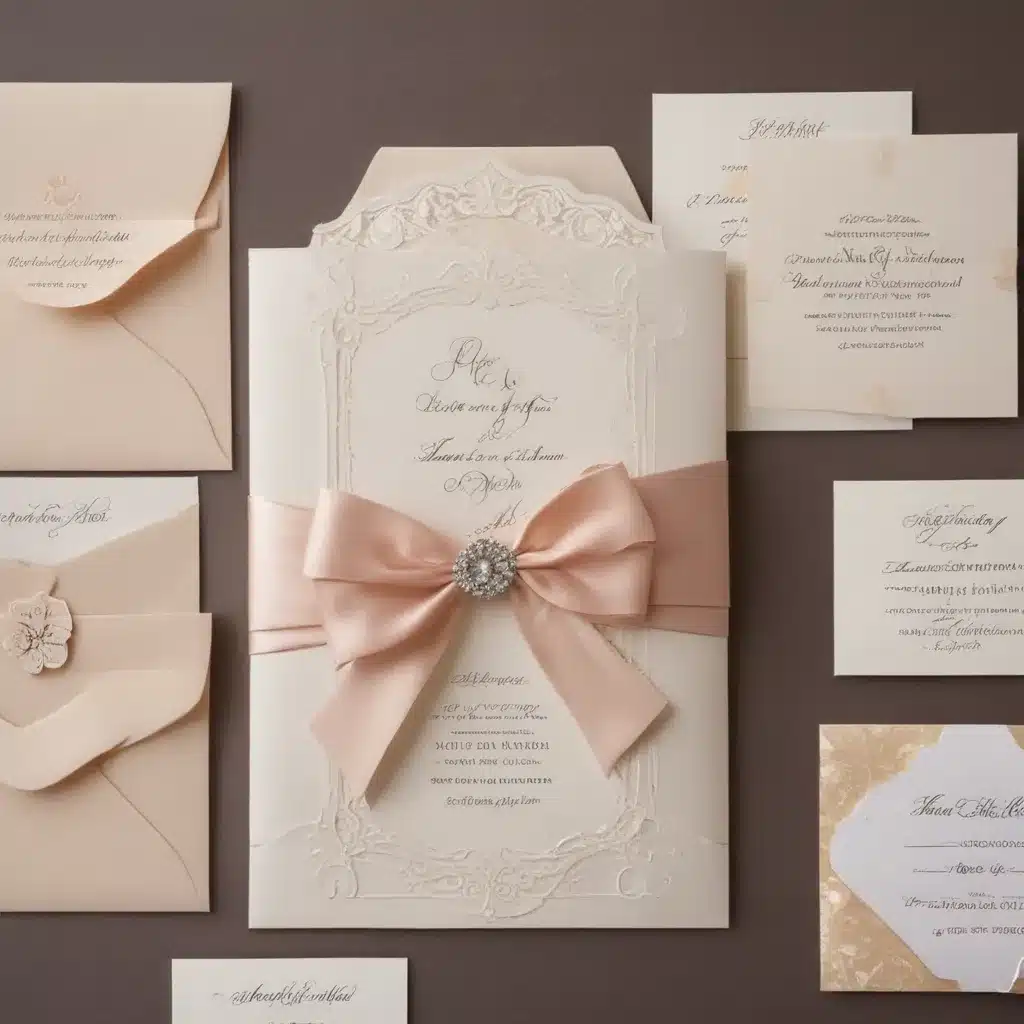 Perfecting the Art of Luxury Wedding Invitation Suites