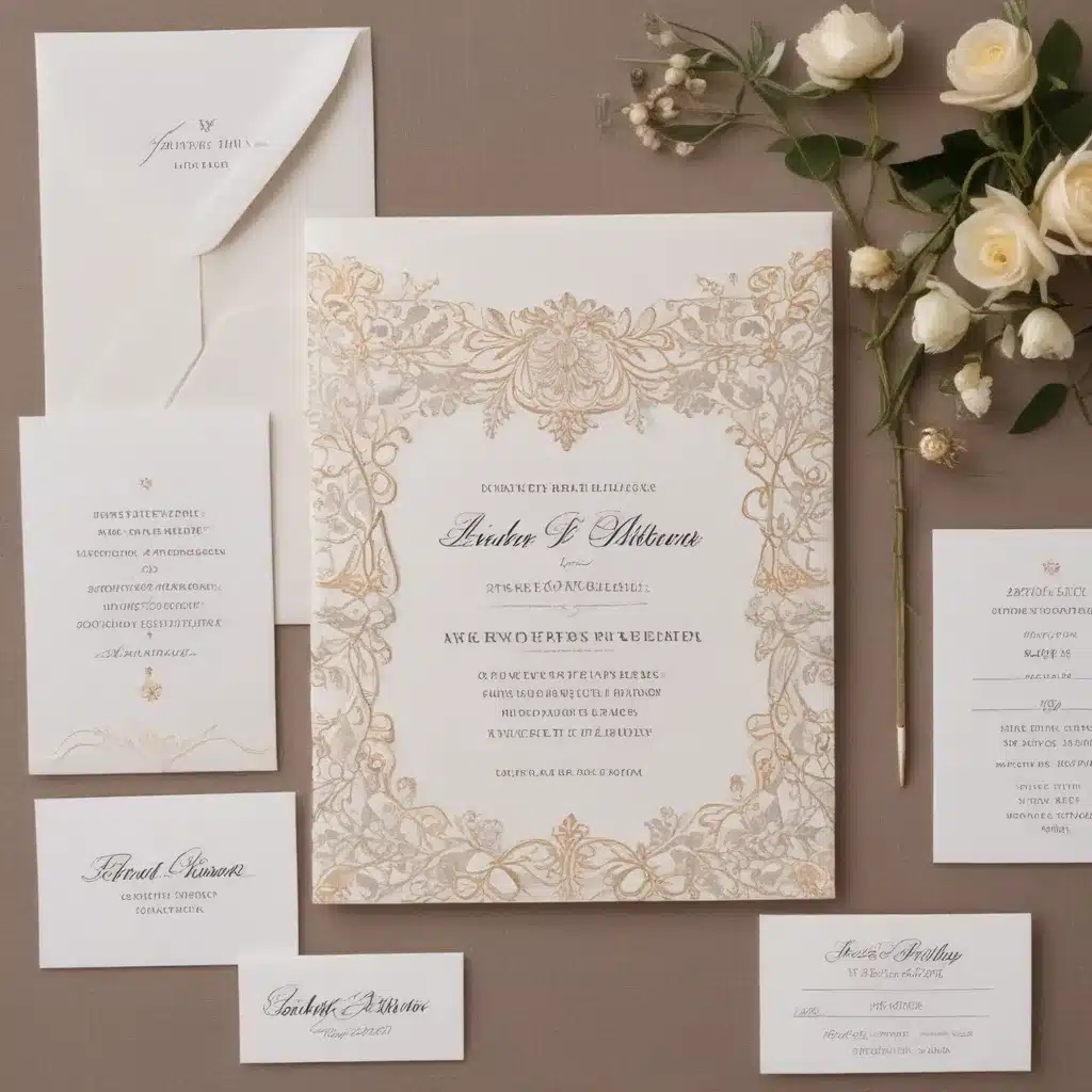 Perfecting the Art of Luxury Wedding Stationery